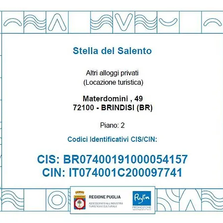 Apartment Stella Del Salento Brindisi